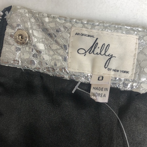 Milly Mirrored Python Mini Skirt - Picture 14 of 15